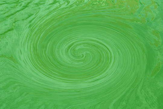 旋涡绿色水素材