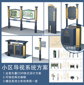 小區(qū)導(dǎo)視設(shè)計(jì)方案