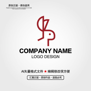 卡通兔子LOGO