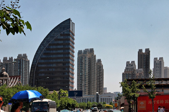 天津 城市景观 摩天大楼
