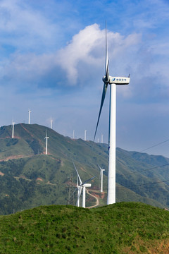 风力发电厂 可再生能源