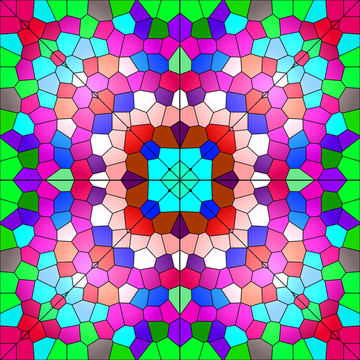 萬花筒般的染色玻璃