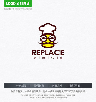 厨师logo 餐饮行业logo