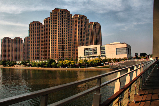 天津 城市风景 海河文化