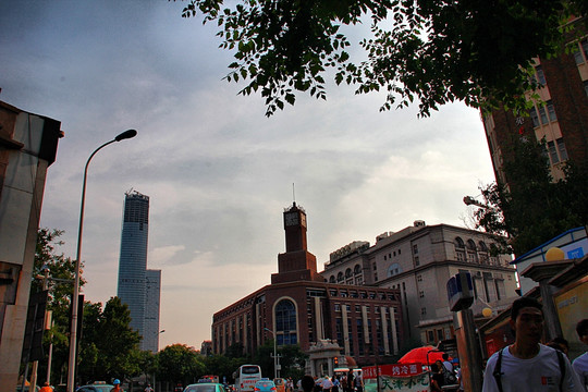 天津 城市风景 观光旅游