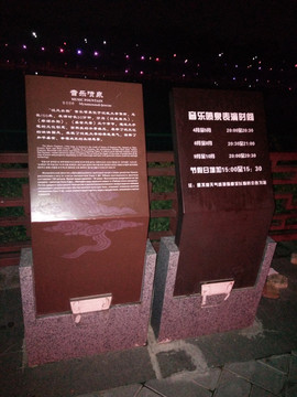 西安 汉城湖 夜景 旅游