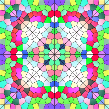 彩色玻璃