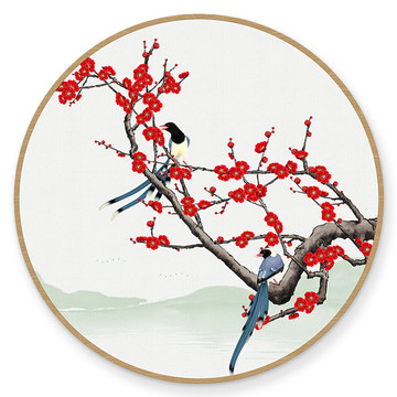 梅花喜鵲