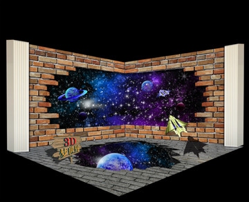 3D立體畫星空