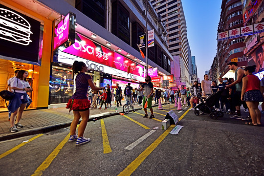 香港街头 香港街景