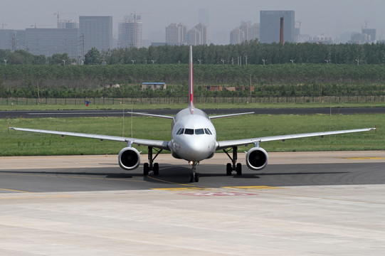 飞机 航班 滑行 韩国韩亚航空