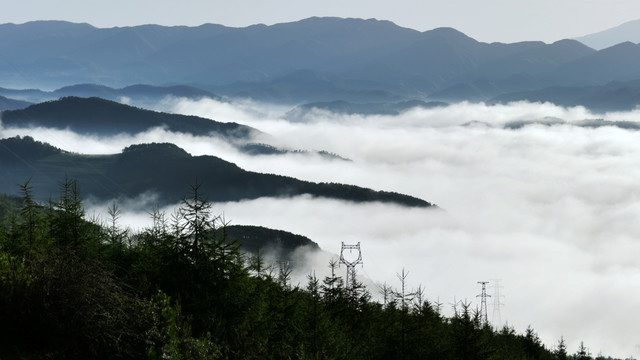 山谷云海