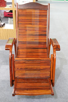 红木折叠躺椅