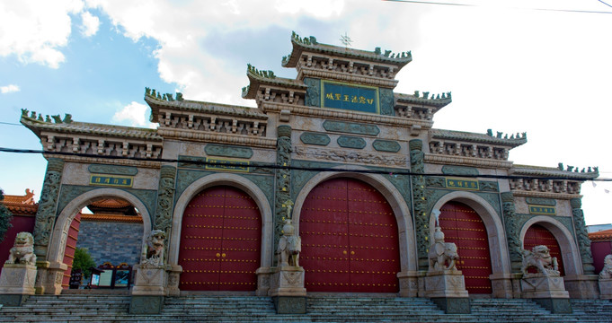 仿古建筑大门