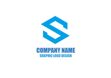 S字母logo简约立体logo