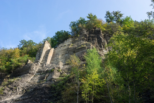 峡谷 悬崖峭壁 州立公园