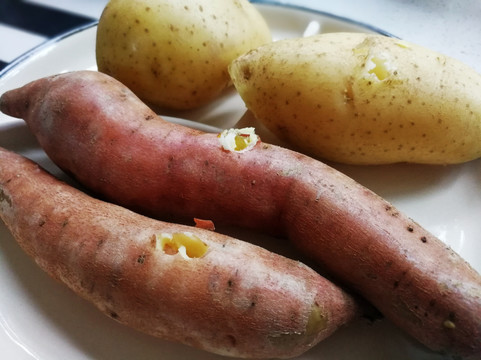 红薯 土豆 健康 食品 美食