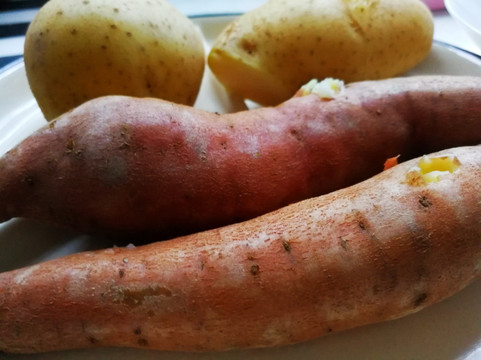 红薯 土豆 健康 食品 美食