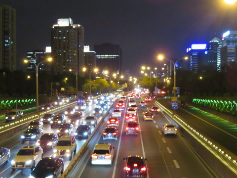 北京西二环夜景