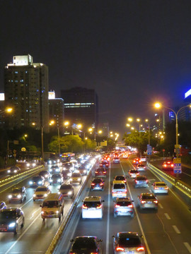 北京二环夜景
