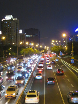 北京二环夜景