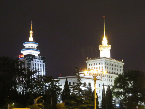 北京复兴门夜景