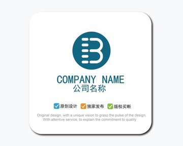 B字母logo設(shè)計