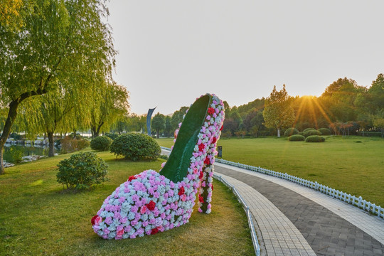 高像素 花鞋雕塑