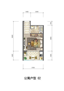 戶型圖 效果圖 PSD 地產(chǎn)