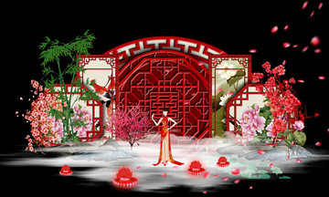 中式婚礼 红色婚礼 古代婚礼