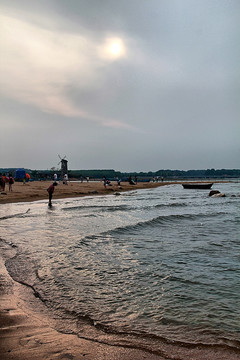 北戴河 鸽子窝公园 大海