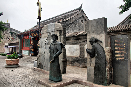 山海关 老龙头景区 仿明建筑