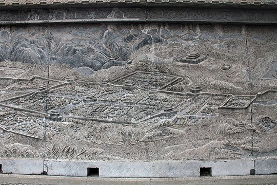 明朝 山海關全景圖
