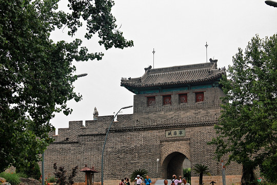 山海关 老龙头景区 仿明建筑