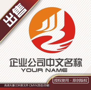 J扬帆船海logo标志