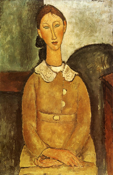 人像油畫 莫蒂里安尼