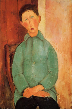 人像油畫 莫蒂里安尼