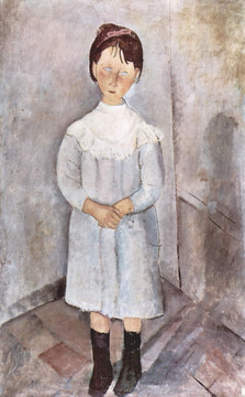 人像油畫 莫蒂里安尼