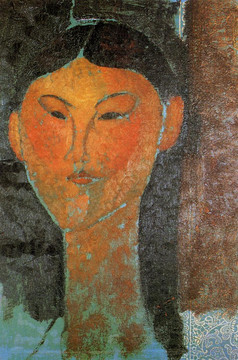 人像油畫 莫蒂里安尼