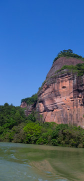 丹霞山 锦江 岩壁