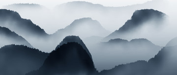 水墨山水畫