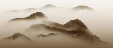 水墨山水畫