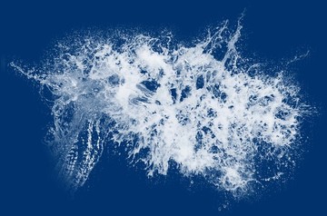 透明水花 水 海浪 噴濺水