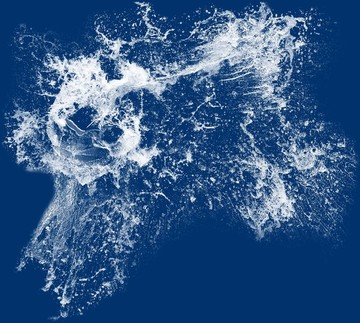 透明水花 水 海浪 噴濺水