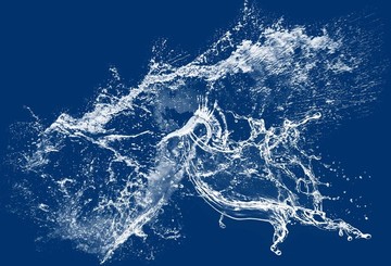 透明水花 水 海浪 噴濺水