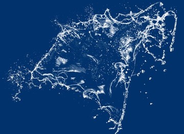 透明水花 水 海浪 噴濺水花
