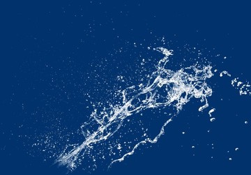 透明水花 水 海浪 噴濺水花