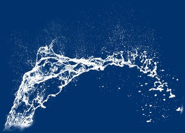 透明水花 水 海浪 噴濺水花