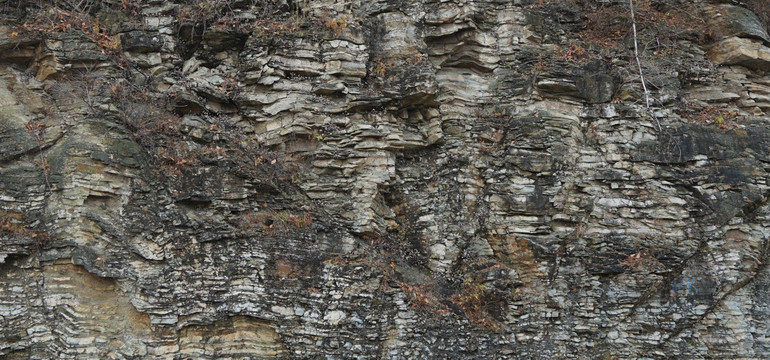 山岩 石墙