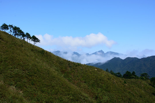 武功山旅游摄影 江西萍乡武功山